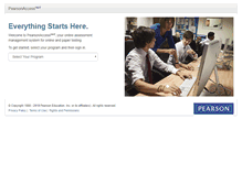 Tablet Screenshot of pearsonaccessnext.com